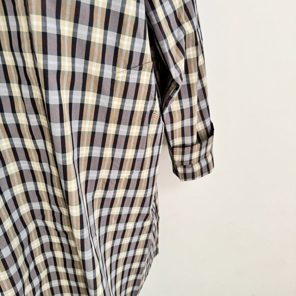 The Row Women’s Tavishina checked silk-blend coat - Picture 7 of 12